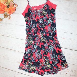 Roxy Eyelet Floral Strappy Dress